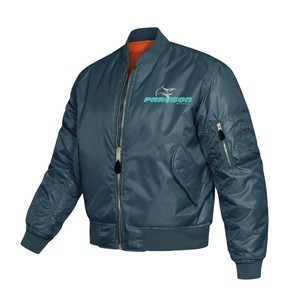 2025 Top qualité Design propre Logo hommes soie grandes tailles Vintage Bomber veste adulte, Nylon coupe-vent haute qualité Bomber veste - Product Image 6