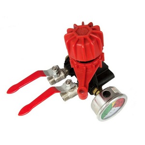 Regulador de Presión Manual y Neumático de Latón Gr40 Ref 449206, con Diafragma de Seguridad para Medios Gaseosos - Product Image 1