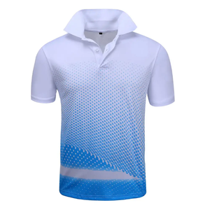 Polo pour homme de qualité supérieure, sublimation, évacuation de l'humidité, léger, respirant, toucher doux, logo personnalisé, OEM ODM - Product Image 1