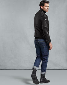 Chaquetas deportivas de moto de cuero genuino de alta calidad para hombres Custom 2025 Chaqueta de moto de cuero al por mayor de alta calidad - Product Image 3