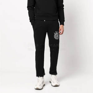 ชุดวอร์มลำลองประดับพลอยเทียมแขนยาวสีทึบชุดวอร์มประดับพลอยเทียมดีไซน์แตกต่างกัน - Product Image 4