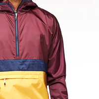 Veste coupe-vent d'hiver imperméable en nylon enduit léger pour homme, best-seller, coupe régulière, taille plus, couleur, capuche