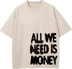 Camiseta Unisex de Verano Transpirable de 260 GSM 100% Algodón, Corte Regular, con Logotipo Personalizado, Hombros Caídos, al por Mayor - Product Image 5