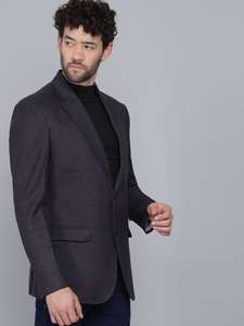 Blazer Gris Oscuro de la Mejor Calidad para Hombre, Corte Entallado, Chaqueta Formal de Negocios para Oficina y Eventos, Disponible a un Precio Competitivo - Product Image 2