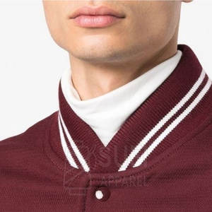 Veste de survêtement pour homme, nouvelle conception, écologique, en laine/coton, couleur unie, col montant, logo frontal, style streetwear, pour l'hiver - Product Image 6