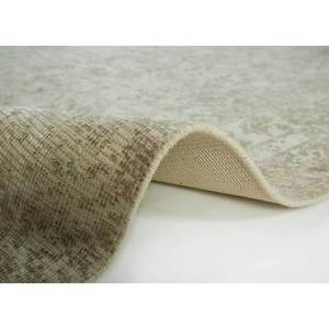 พรมทอมือขนาดใหญ่แบบสั่งทำพิเศษ ทำจากขนสัตว์และใยวิสโคส สีเบจและสีน้ำตาล ลายเหรียญตรา สำหรับห้องโถงทางเดินในบ้าน รุ่น Phwv-97 พรมรูปทรงสี่เหลี่ยมผืนผ้า - Product Image 5