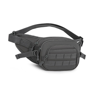 Sac banane Summit - 3 L - Gris anthracite compatible MOLLE, ceinture ajustable, sangles de compression à anneau en D, camouflage personnalisé - Product Image 1