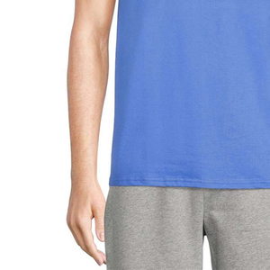 Venta caliente logotipo personalizado camiseta de los hombres 100% algodón transpirable de alta calidad de manga corta de moda básica - Product Image 5