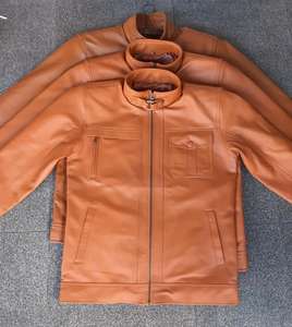 Chaquetas de Piel de Vaca para Hombre de Fabricante Profesional, Chaquetas de Invierno de Alta Calidad con Cuello Alto de Lona, Impermeables y Transpirables - Product Image 1