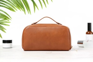 Trousse de toilette en cuir suspendue trousse de toilette d'anniversaire pour homme cadeau pour lui TYG-0042B - Product Image 5