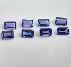 Tanzanite naturelle octogone 3x5mm coupe à facettes-coupe octogone tanzanite lâche - Product Image 5