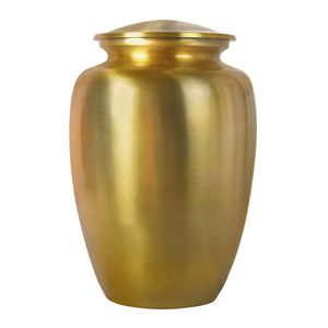 <b>Gold</b> Color Classic Metal Decorative Cremation Urn for Adult Ashes French Country European Style Wholesale Price by Antique CO - Product Image 1