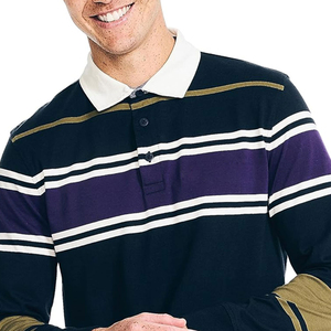 Camisa de golf de manga corta de alta calidad para hombre, logotipo personalizado, patrón sólido, Adulto, para Polos, logotipo personalizado, patrón sólido, manga corta - Product Image 6