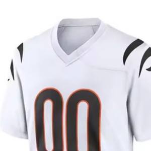 Maillot de football américain léger de haute qualité demi-manches respirantes personnalisables durables et abordables - Product Image 3