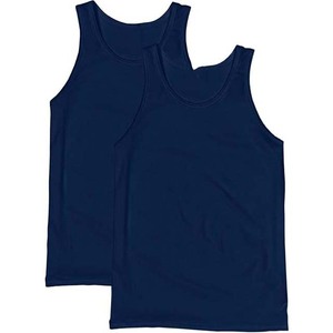 2025 Custom Logo Breathable <b>Muscle</b> Training Gym Tank Top <b>Vest</b> Crew Neck Shirt Workout Men's Polyester Sleeveless Tank Top Men - Product Image 4