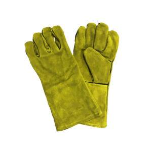 Vente chaude Gants de soudage en cuir de vachette robuste Protection des mains de sécurité au travail industriel du Pakistan - Product Image 5