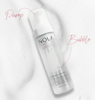 NOLA 200ml Nettoyant Visage Moussant Hypoallergénique Aqua pH Exfoliant Nettoyant Pores Hydratant Tous Types de Peau Panthénol Pomme