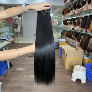 ผมเวียดนามแท้แบบตรงธรรมชาติ  แบบซุปเปอร์ดับเบิ้ลดรอน  พร้อมขายส่ง  ขนาด 18-32 นิ้ว - Product Image 1