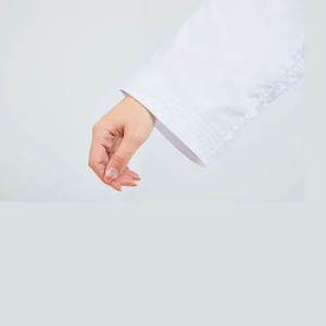 เครื่องแบบเทควันโด6ออนซ์ผ้าโพลีคอตตอน | น้ำหนักเบาศิลปะการต่อสู้ชุดคาราเต้ฝึกซ้อมสีขาว - Product Image 5