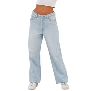 Pantalons/jeans en velours à taille haute pour femmes grande taille en gros personnalisés, pantalon décontracté long en polyester pour l'hiver, décoration en dentelle - Product Image 5