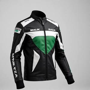 Chaqueta de motorista de cuero de vaca con cremallera YKK de alta resistencia | Etiqueta privada OEM | Venta al por mayor - Product Image 5