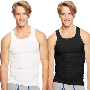 Camiseta sin mangas informal para hombre de marca 100% algodón transpirable gimnasio Fitness ropa deportiva OEM servicio personalizado - Product Image 3