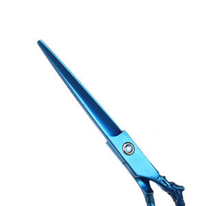 6.54มืออาชีพ "กรรไกรตัดผมยาวสแตนเลสกรรไกรตัดผมพร้อมใบมีดคมเครื่องมือด้านความงาม - Product Image 2