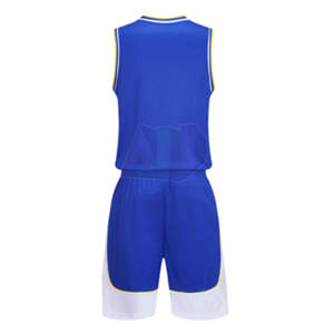 Wholesale Custom Plus Size Basketball Uniform Set 100% Polyester Available Various Sizes Colors Styles <b>for</b> Teams - Product Image 3