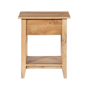 Mesita de noche clásica moderna de 1 cajón, diseño de almacenamiento de madera elegante para dormitorio, sala de estar, comedor, supermercado, apartamento - Product Image 3