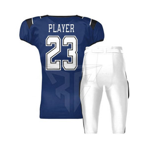 Último diseño Uniforme de fútbol americano para adultos Nuevo estilo Manga corta Tallas grandes 100% Poliéster Tamaños personalizables al por mayor - Product Image 2