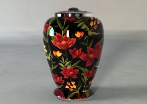 Aluminium Adult American Style Eco-Friendly Customizable Design Cremation Urns for Human Ashes with Free <b>Velvet</b> <b>Bag</b> - Product Image 6