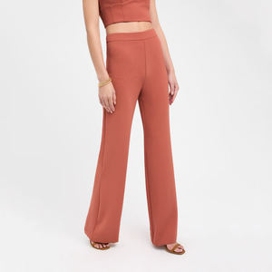 Pantalon de fitness d'hiver super extensible XL pour femmes Leggings évasés taille haute Logo personnalisé respirant Sports de rue Yoga taille élastique - Product Image 4