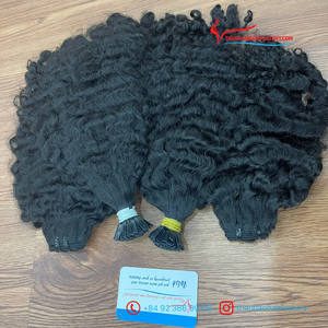 Extensiones de cabello rizado de vapor de alta calidad 2024, trama de cabello humano económico con cutícula completa de cabello birmano - Product Image 4