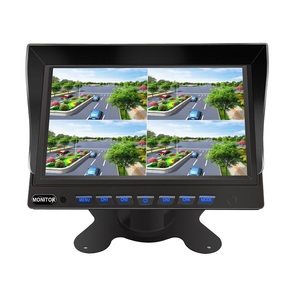 7 \ "AHD 1080p di động DVR Kit với 4/6 kênh Quad chia màn hình tối đa 256G <span class=keywords><strong>SD</strong></span> ip69k Heavy Duty xe tải đảo ngược Hệ thống camera - Product Image 2