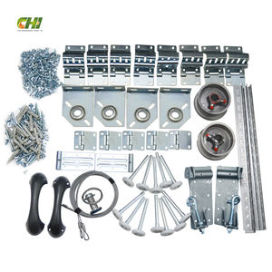 Produsen desain Modern Eropa 16*8 & 16*7 Kit kotak perangkat keras pintu garasi 3 \ "aksesori pintu industri baja logam - Product Image 1