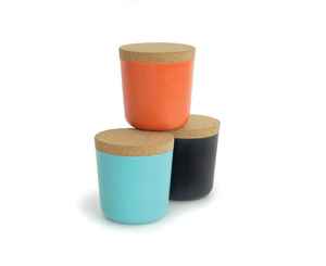 Hot Selling Wholesale Bulk Dark Round Shape Resin <b>Jar</b> Modern Design Customized Compact <b>Food</b> Storage Box Large Kitchen Canister - Product Image 5