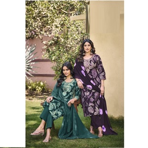 Venta caliente traje diario de algodón con estampado coordinado Dupatta para uso festivo o diario disponible para la venta - Product Image 1