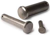 Single Hole Slotted Grooved Stainless Steel Clevis Pin Clips Cotter Pin Fasteners Hitch Pin 6mm