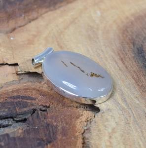 Colgante de Ágata Montana Hecho a Mano, Plata de Ley 925, Corte de Lágrima, Joyería con Piedras Preciosas, Elegante Collar Clásico para Mujeres y Niñas, Regalo - Product Image 6