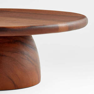 Plateau à gâteaux en bois rond moderne de haute qualité serveur assiette à Dessert personnalisée pour les fêtes de mariage - Product Image 3