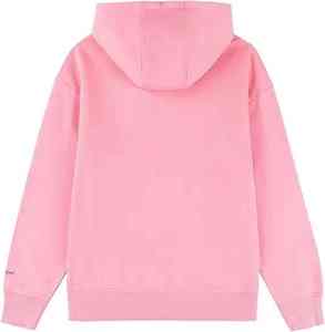 Sweat-shirt à capuche personnalisé, décontracté, doux, en polaire brossée, rose, avec fermeture éclair sur les épaules - Product Image 5
