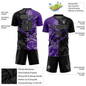 Uniforme de Fútbol Transpirable con Logotipo Personalizado para Hombre, Diseño Propio Sublimado, Ropa Deportiva, Uniformes de Fútbol de Manga Corta de Secado Rápido - Product Image 4