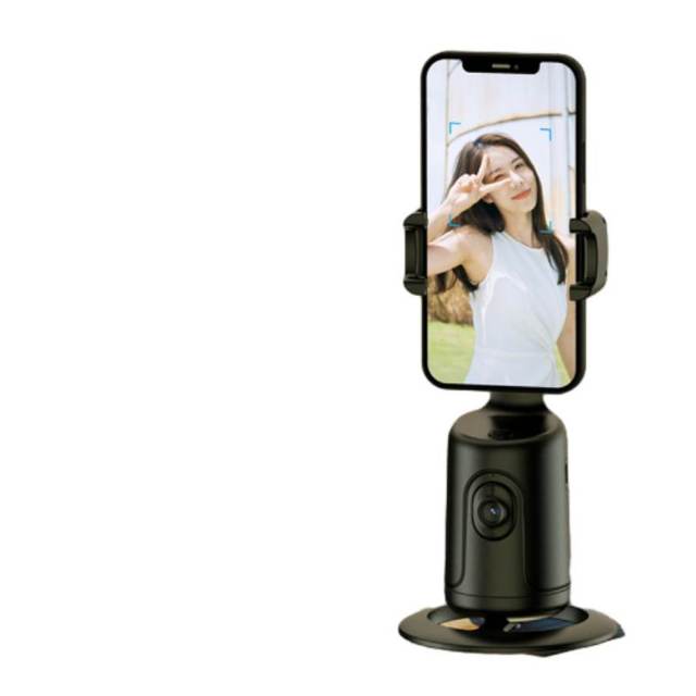 360 Rotation Mount Rechargeable Auto Face Tracking Phone Holder Tripod Live Vlogging Video Gimbal Stabilizer