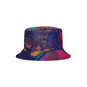 Chapeau seau imprimé de haute qualité à bas prix Vente en gros Chapeau seau imprimé léger et réglable Fabriqué au Pakistan - Product Image 1