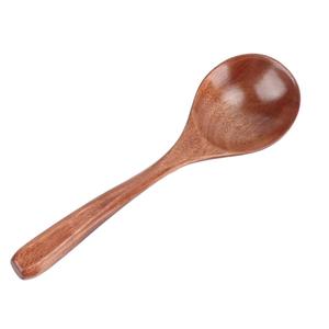 Cuchara de madera grande de 14 pulgadas para cocinar, cuchara para mezclar y servir, espátula de madera antiadherente grande, cuchara de mango largo para revolver - Product Image 3