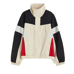 Survêtement en nylon uni personnalisé pour hommes, de haute qualité, ensemble 2 pièces, léger, ample, coupe-vent - Product Image 3