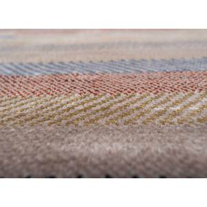 Manchaha Beige & <b>Brown</b> Hand Knotted <b>Wool</b> & Bamboo Silk Rugs-Les-2428 Striped Rectangle for Bedroom and Hallway for Home Use - Product Image 3