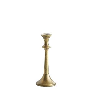 Portavelas antiguo dorado de mesa para decoración de boda Diseño único Centro de mesa Soporte de vela hecho a mano para la venta - Product Image 1