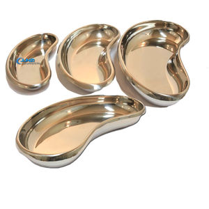 Bassin d'émèse manuel polyvalent en acier inoxydable de 6 pouces en forme de rein - Product Image 4