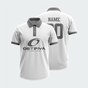 Polos con logotipo bordado de diseño personalizado al por mayor, ropa informal de proveedor directo de fábrica, polos para hombre con bajo MOQ - Product Image 3